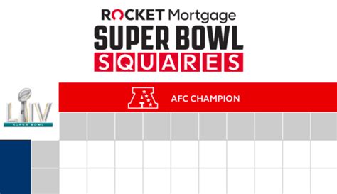 rocket mortgage squares|Rocket Mortgage Super Bowl Squares .